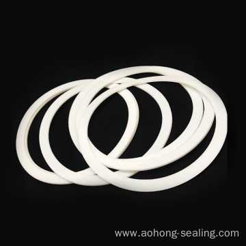 high temperature resistance white ptfe gasket